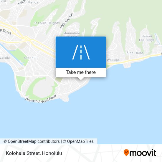 Mapa de Kolohala Street