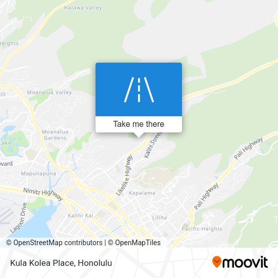 Mapa de Kula Kolea Place