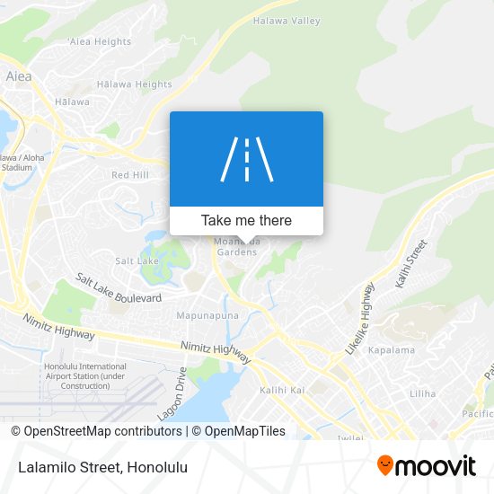 Mapa de Lalamilo Street