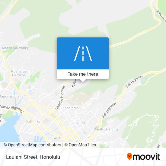 Mapa de Laulani Street