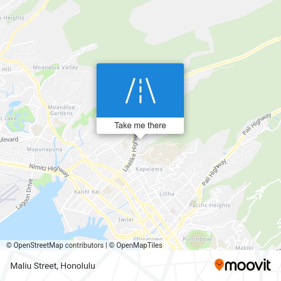 Mapa de Maliu Street