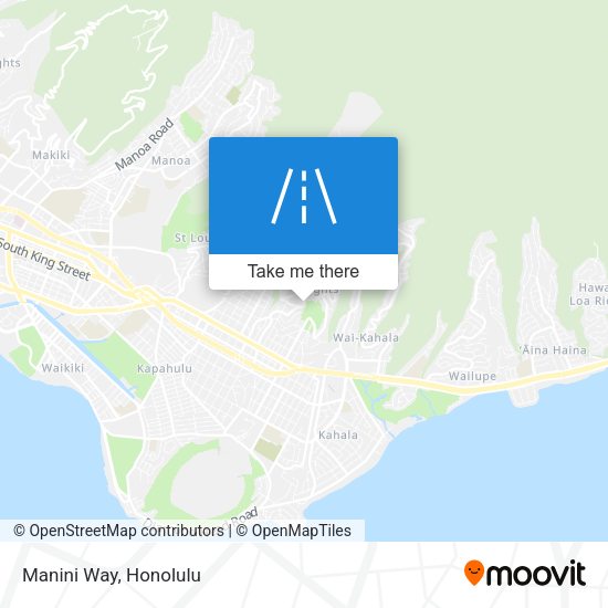 Mapa de Manini Way