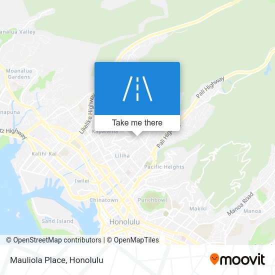 Mapa de Mauliola Place