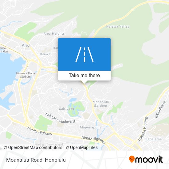 Mapa de Moanalua Road