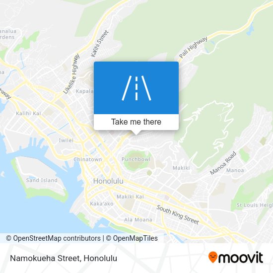 Mapa de Namokueha Street