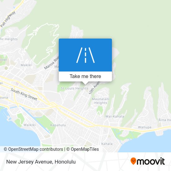 Mapa de New Jersey Avenue