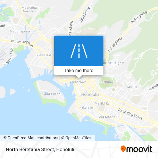 Mapa de North Beretania Street