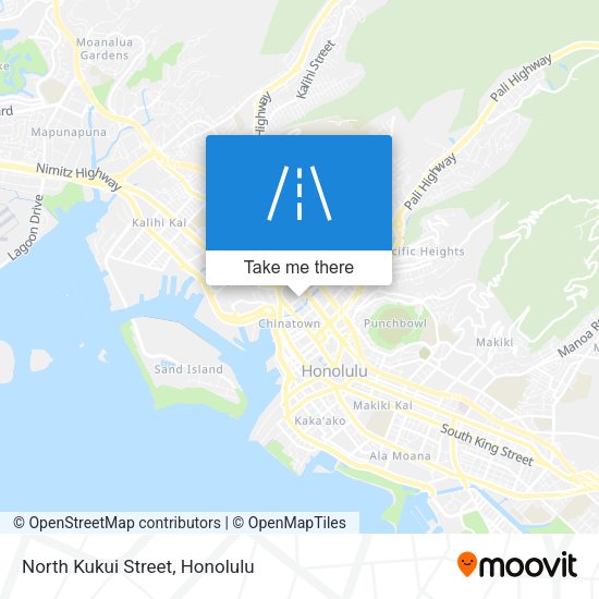 North Kukui Street map