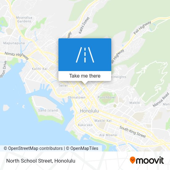 North School Street map