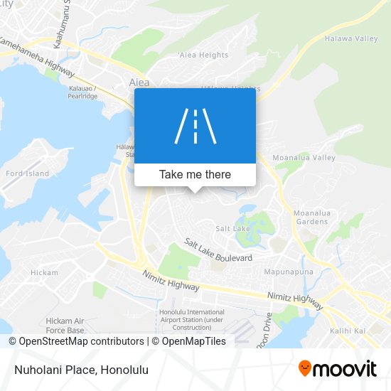 Mapa de Nuholani Place