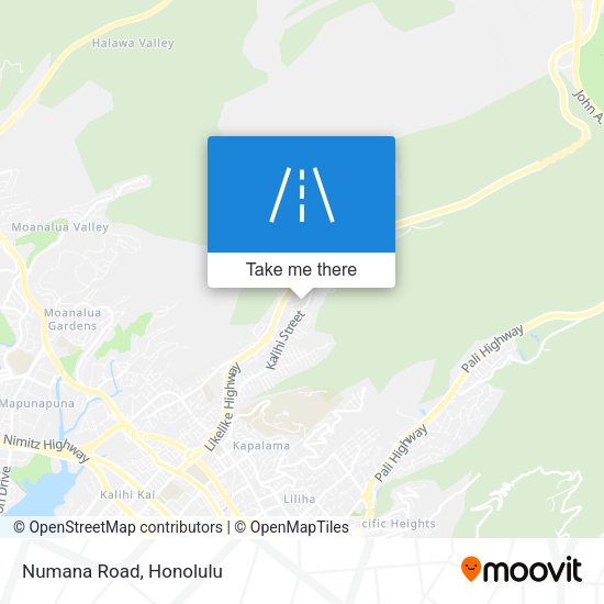 Mapa de Numana Road