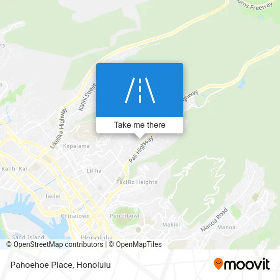 Mapa de Pahoehoe Place