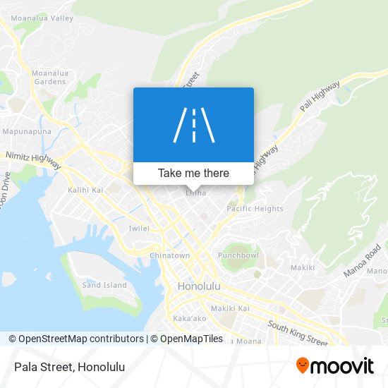 Pala Street map