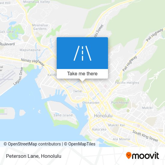 Mapa de Peterson Lane