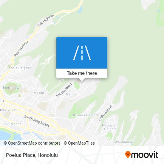 Mapa de Poelua Place