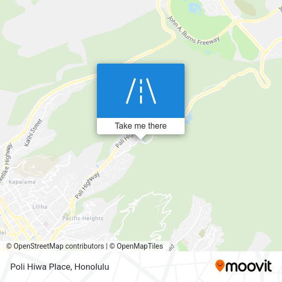 Mapa de Poli Hiwa Place