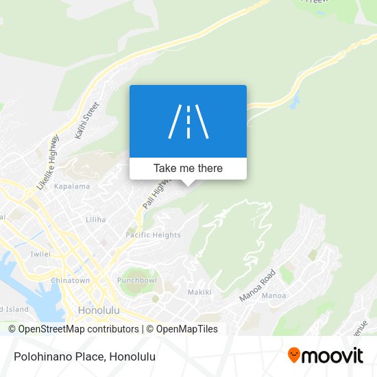 Mapa de Polohinano Place