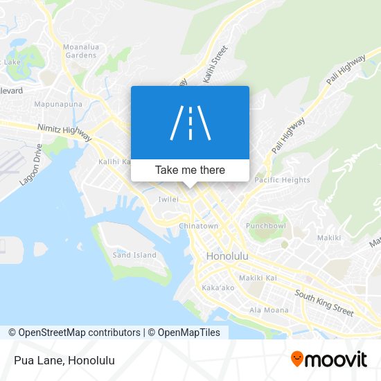 Mapa de Pua Lane