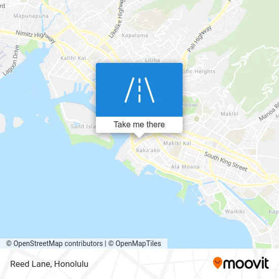 Reed Lane map
