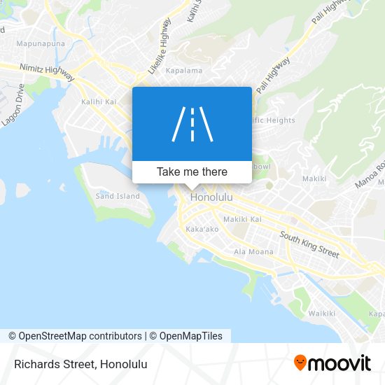 Mapa de Richards Street