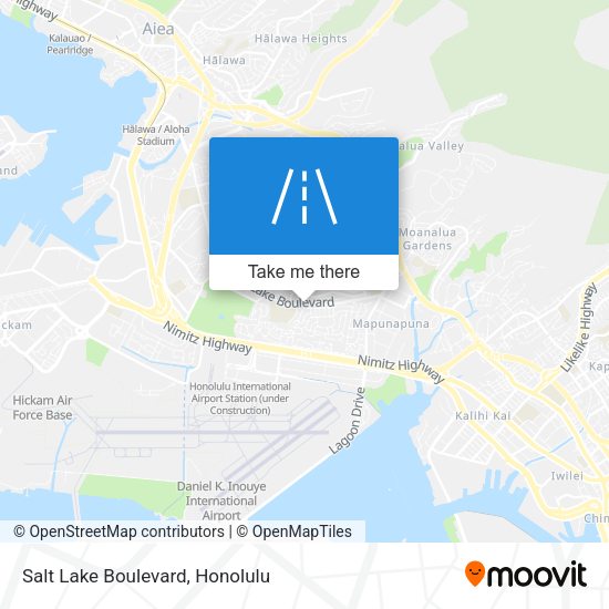 Salt Lake Boulevard map