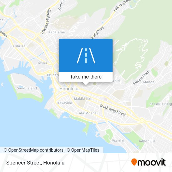 Mapa de Spencer Street