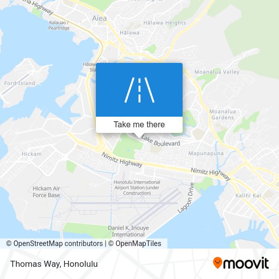 Thomas Way map