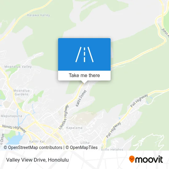 Valley View Drive map
