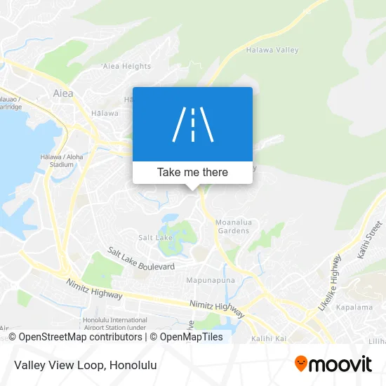Valley View Loop map