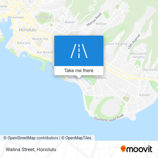 Mapa de Walina Street