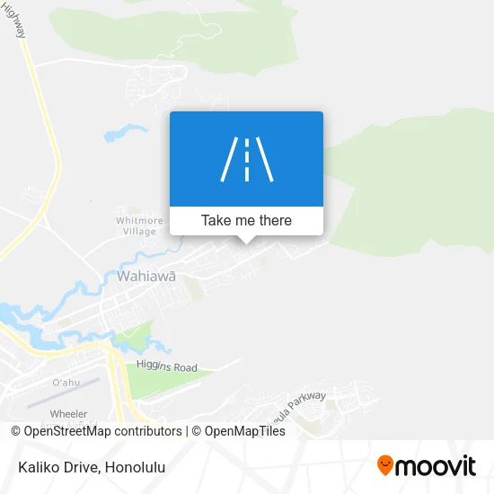 Mapa de Kaliko Drive