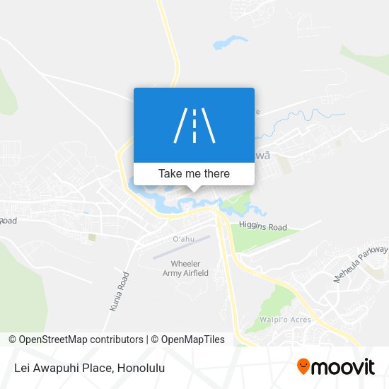 Lei Awapuhi Place map