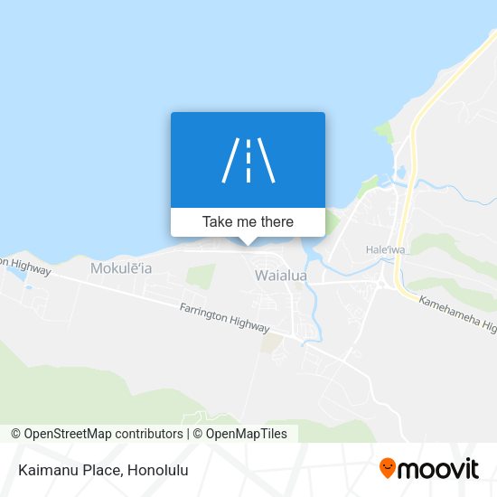 Kaimanu Place map