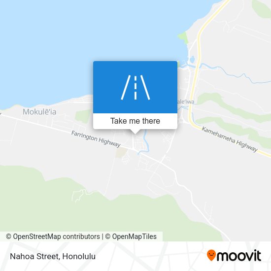 Mapa de Nahoa Street
