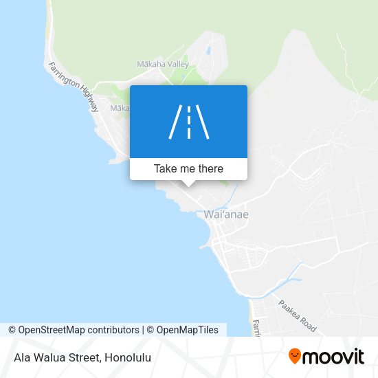 Mapa de Ala Walua Street