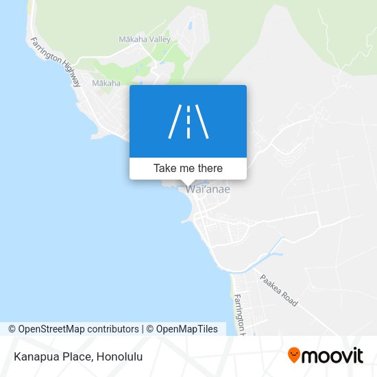 Kanapua Place map