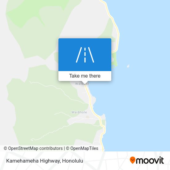 Kamehameha Highway map