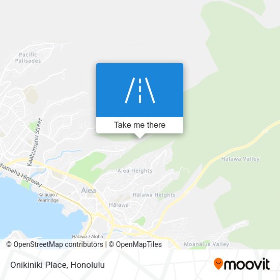 Mapa de Onikiniki Place