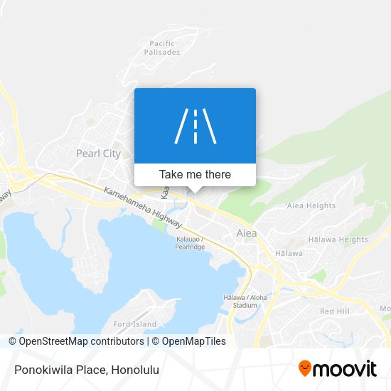 Mapa de Ponokiwila Place