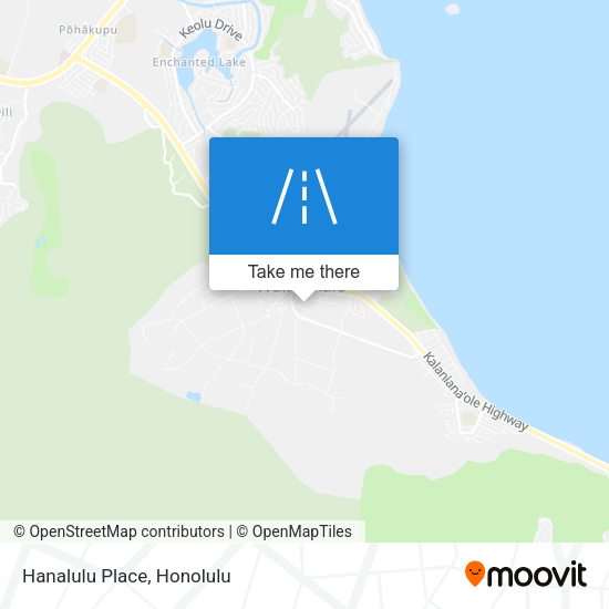 Hanalulu Place map