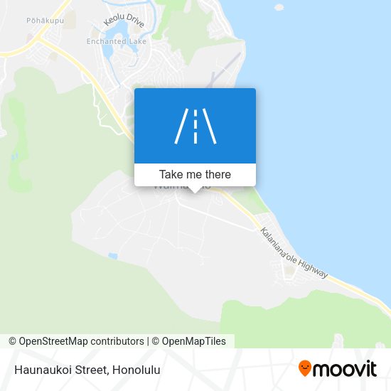 Mapa de Haunaukoi Street