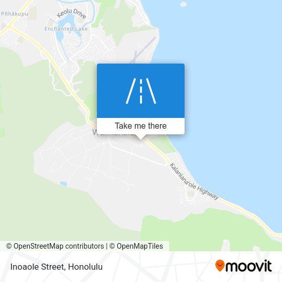 Mapa de Inoaole Street