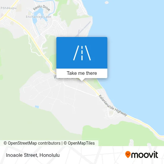 Inoaole Street map