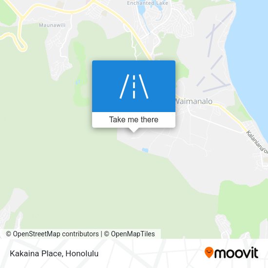 Mapa de Kakaina Place