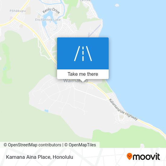 Mapa de Kamana Aina Place