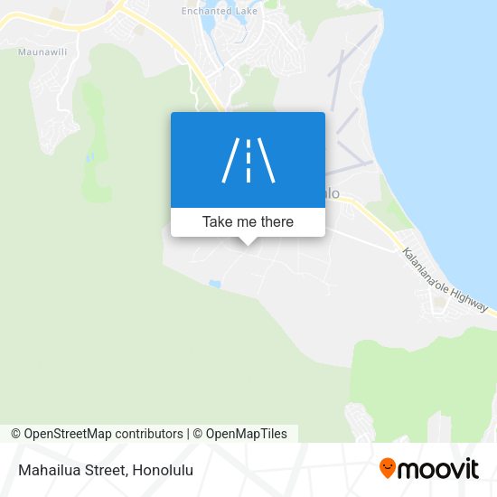 Mapa de Mahailua Street