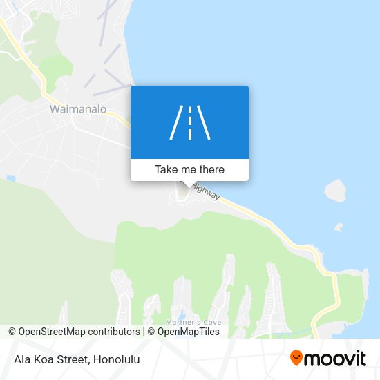 Mapa de Ala Koa Street