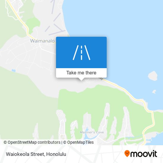 Waiokeola Street map