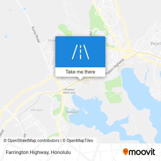 Farrington Highway map