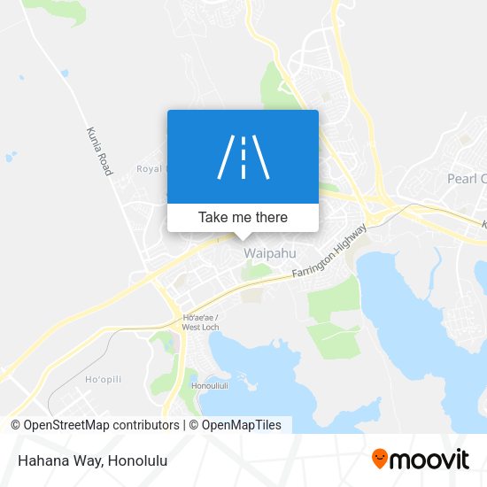 Hahana Way map